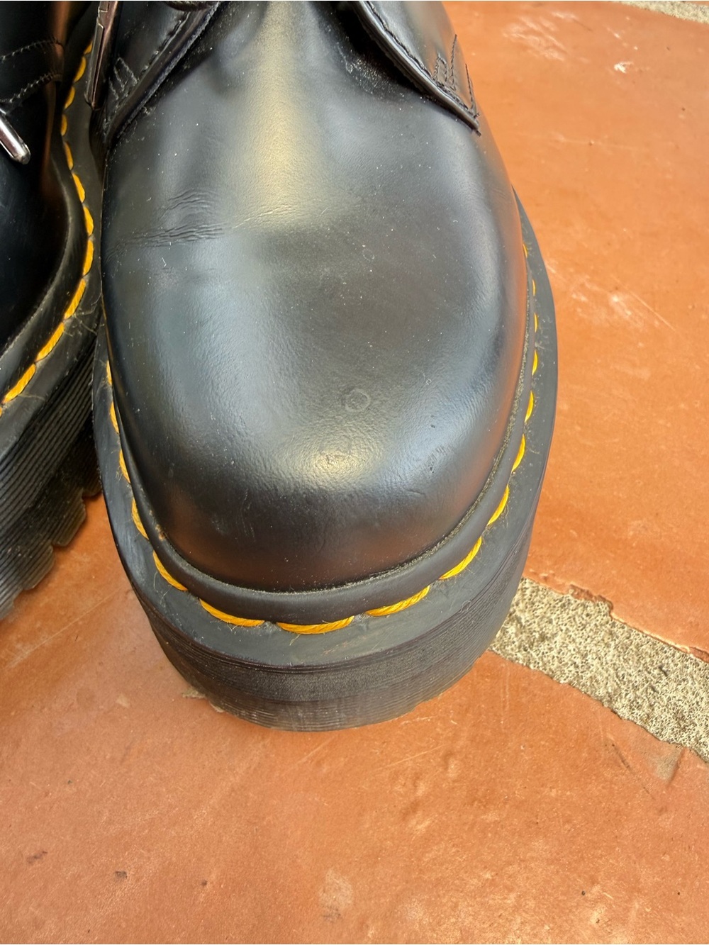 Dr. Martens 1461 Quad Platform Oxfords Black US 7 - Picture 8 of 12